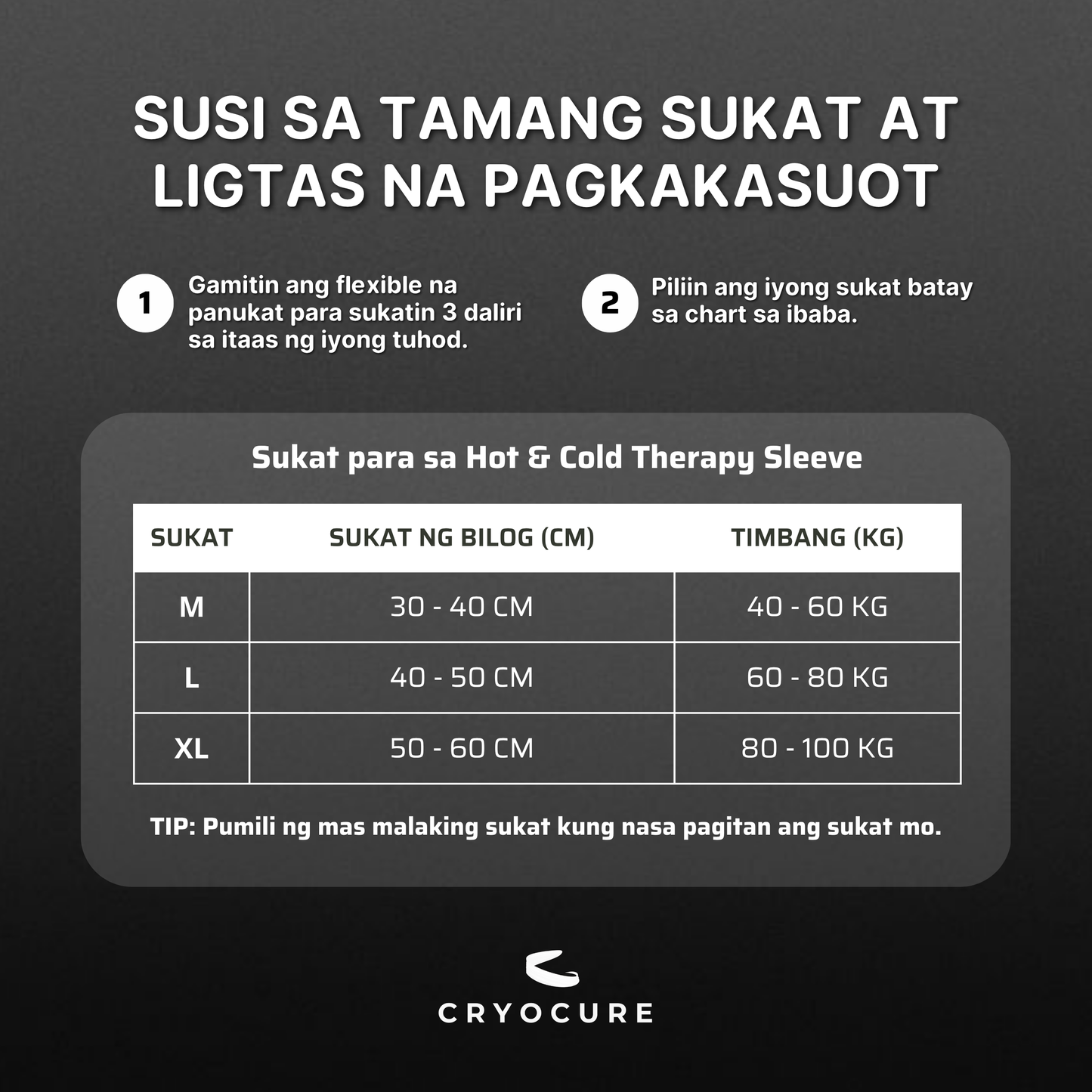 Cryocure – Manggas na Mainit at Malamig (COD)